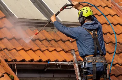 Démoussage et hydrofuge de toiture à Hautecloque